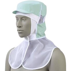 頭巾帽子 兼用 M グリーン 9-1057
