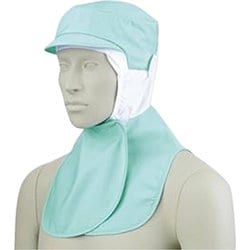 頭巾帽子 兼用 LL グリーン 9-1073