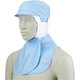 頭巾帽子 兼用 LL ブルー 9-1072