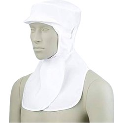 頭巾帽子 兼用 LL 白 9-1071