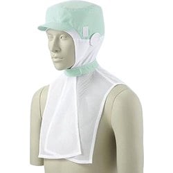 頭巾帽子 兼用 L グリーン 9-1083