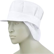 八角帽子たれ付 兼用 L 白 9-628