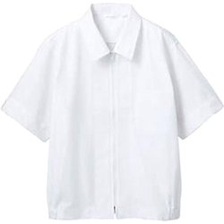 ジャンパー（兼用・半袖） LL 白 8-712