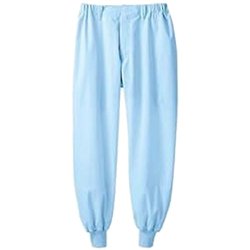 パンツ（兼用・両脇ゴム） 4L ブルー DF7701-4