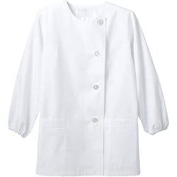 調理衣 レディス 長袖 LL 白 1-021