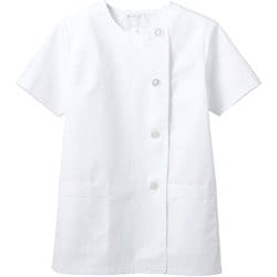 調理衣 レディス 半袖 LL 白 1-022