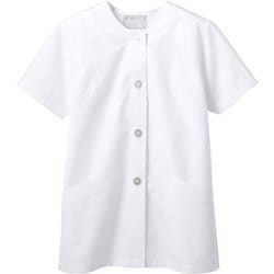 調理衣 レディス 半袖 4L 白 1-032