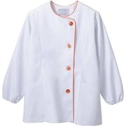 調理衣 レディス 長袖 3L 白 1-041