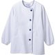 調理衣 レディス 長袖 L 白/紺 1-043