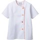 調理衣 レディス 半袖 L 白 1-042
