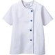 調理衣 レディス 半袖 3L 白/紺 1-044