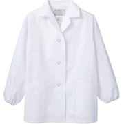 調理衣 レディス 長袖 3L 白 1-401