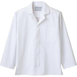 調理コート（兼用・長袖） LL 白 1-571