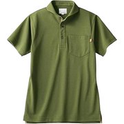 ポロシャツ 兼用 半袖 M オリーブ OV2511-4