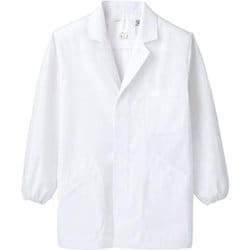 調理衣 メンズ 長袖 L 白 1-821