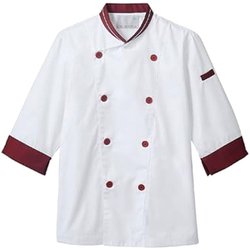 コックコート(兼用・7分袖) LL 白 6-438