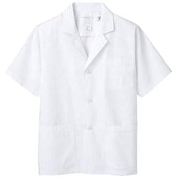 調理衣 メンズ 半袖 3L 白 1-822