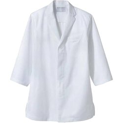 調理コート（兼用・7分袖） LL 白 1-851