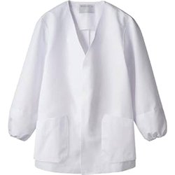 調理衣（兼用・長袖） L 白 1-951