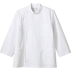 ケーシー（メンズ・8分袖） 4L 白 52-821