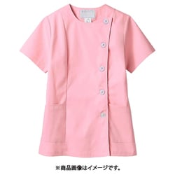 手術下着（レディス・半袖・上衣） M ピンク 58-067