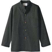 調理シャツ(兼用・長袖) 3L 黒 2-395