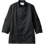 コックコート(兼用・長袖) SS 黒 6-1120