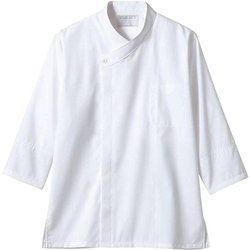 調理コート 兼用 7分袖 3L 白 2-661