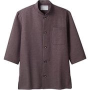 シャツ 兼用 7分袖 3L パープル 2-715