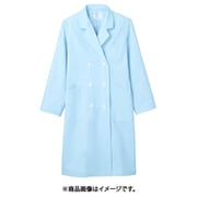 ドクターコート（レディス長袖ダブル） S サックス 71-073
