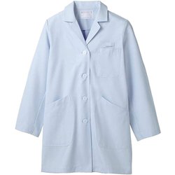 ドクターコート（レディス長袖シングル S サックス 71-083