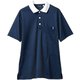 ポロシャツ（男女兼用・半袖） LL ネイビー/白 32-5039