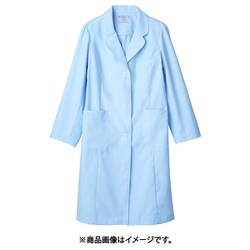 ドクターコート（レディス長袖シングル L サックス 71-123