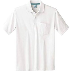 ポロシャツ（男女兼用・半袖） 5L 白 32-5051