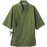はっぴ 兼用 7分袖 M オリーブ 3-576
