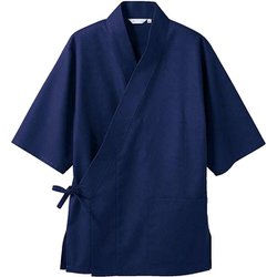 はっぴ 兼用 7分袖 M 鉄紺 3-574