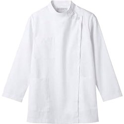 ケーシー（レディス・長袖） L 白 72-351