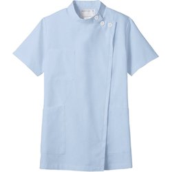 ケーシー(レディス・半袖) 8L サックス 72-356