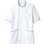 ジャケット(メンズ・半袖) S 白/ネイビー 72-1218