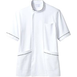 ジャケット（メンズ・半袖） L 白/ネイビー 72-1218