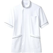 ジャケット（メンズ・半袖） 3L 白/ネイビー 72-1218