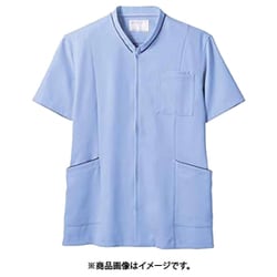 スクラブ（男女兼用・半袖） 5L ブルー/ネイビー 72-1224