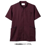 スクラブ（男女兼用・半袖） 6L ワイン/ネイビー 72-1226