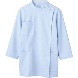 ケーシー（レディス・8分袖） S サックス 52-113