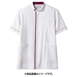 ジャケット（メンズ・半袖） S 白/ワイン 72-1236