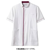 ジャケット(メンズ・半袖) L 白/ワイン 72-1236