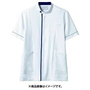 ジャケット(メンズ・半袖) S 白/ネイビー 72-1238