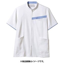 ジャケット（メンズ・半袖） S 白/ブルー 72-1244