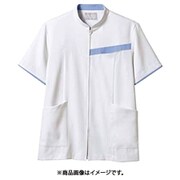 ジャケット(メンズ・半袖) 4L 白/ブルー 72-1244