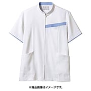ジャケット(メンズ・半袖) 6L 白/ブルー 72-1244